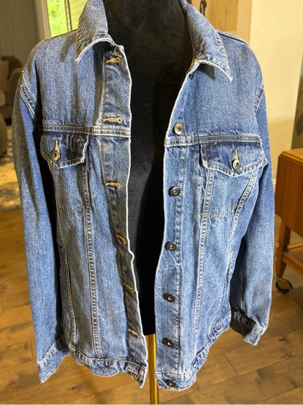 Daily Ritual Blue Denim Jean Jacket
